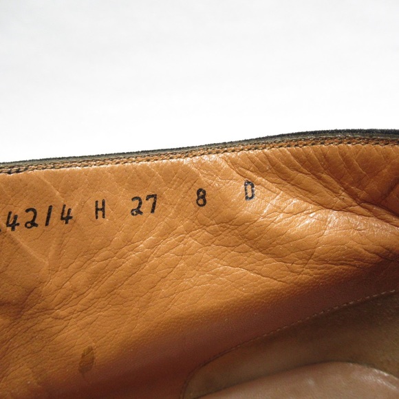 auth SALVATORE FERRAGAMO size 8 Black Suede CHUKKA - Picture 4 of 8